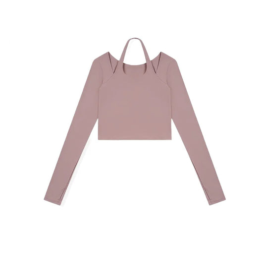 Koralis Serene Cut-Out Long Sleeve Top