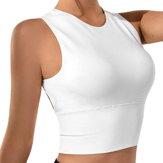 Koralis Aura Open-Back Crop Top
