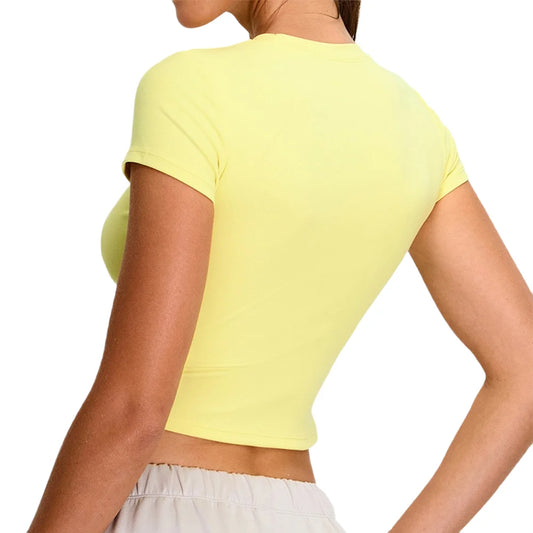 Koralis Core Ribbed Crop Tee