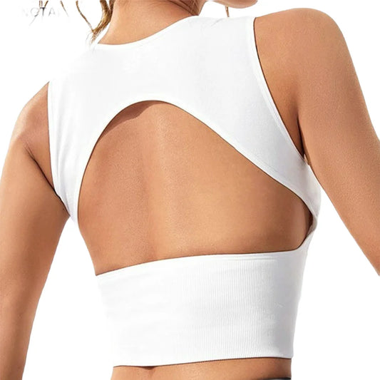 Koralis Aura Open-Back Crop Top